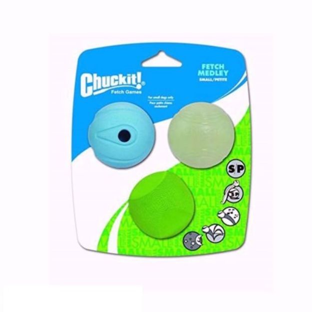 Kép Chuckit!® Fetch Medley Balls 3 db-os kutyalabda szett (S)