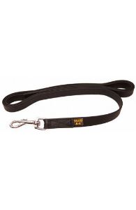 Kép IDC® kaucsuk póráz, fogóval 1,2m - fekete