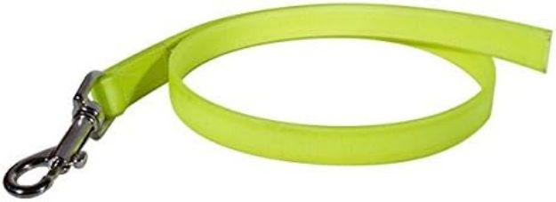 Kép IDC® kaucsuk póráz, fogó nélküli 2m - neon