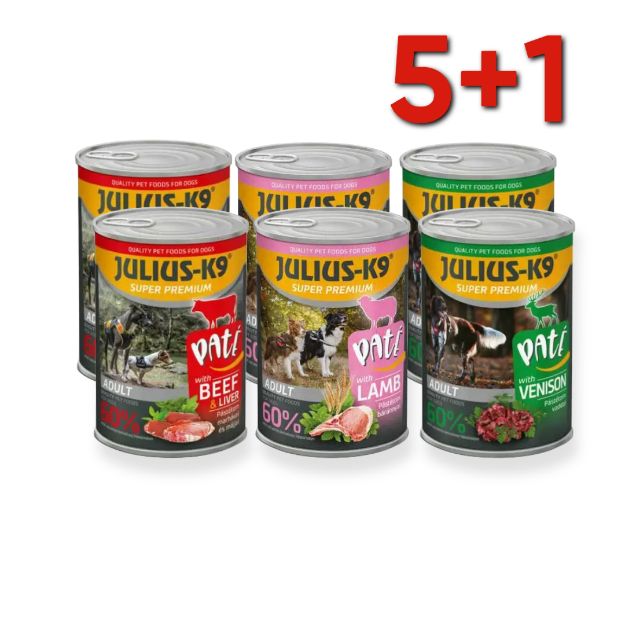 Kép JULIUS K-9 DOG 400g 5+1 AKCIÓCSOMAG