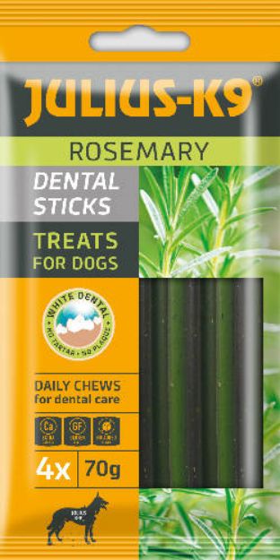 Kép JULIUS K-9 Dental Sticks 70g (4db)- rozmaringgal